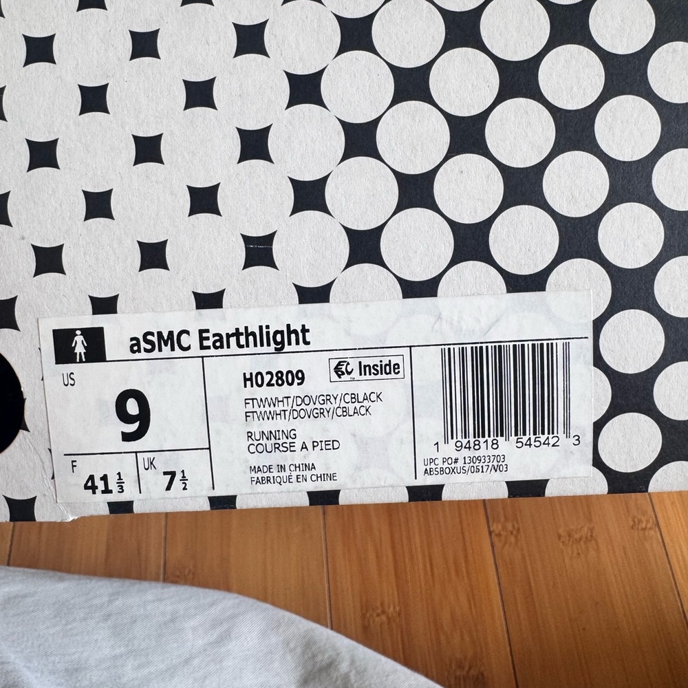 ADIDAS STELLA MCCARTNEY 
White, Black, and Gray Athletic Sneakers - Picture 6 of 6